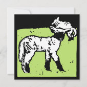 Viktorianische Landtiere, Schafe und Lämmer Ankündigung (Vorderseite)