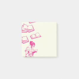 Viktorianische Lesebuch Gedanken Post-it Notes Klebezettel