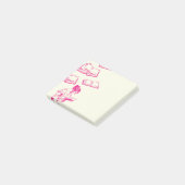 Viktorianische Lesebuch Gedanken Post-it Notes Klebezettel (angewinkelt)