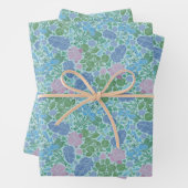 Viktorianische Libellen Gärten Weichzeichner Farbe Geschenkpapier Set (Beispiel)