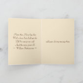 Viktorianische Liebe Feiertagskarte (Innenseite)