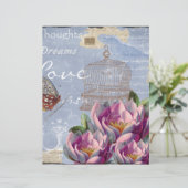 Viktorianische Liebe Gedanken Träume Butterfly Bir (Stehend Vorderseite)