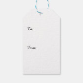 Viktorianische Liebe Gedanken Träume Butterfly Bir Geschenkanhänger (Rückseite)