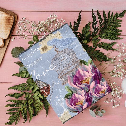 Viktorianische Liebe Gedanken Träume Butterfly Bir Postkarte