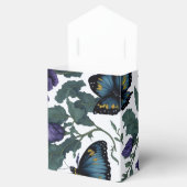 Viktorianische lila Magenta-Blütenschmetterlinge Geschenkschachtel (Geöffnet)