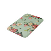 Viktorianische Lisianthus: Olivenblütenfarbe. Badematte (Schrägansicht)