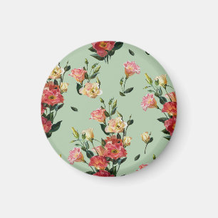Viktorianische Lisianthus: Olivenblütenfarbe. Magnet