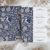 Viktorianische Love Bird Bridal Dusche Einladung