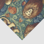 Viktorianische Löwen Seidenpapier (Detail)