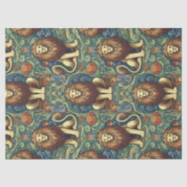 Viktorianische Löwen Seidenpapier