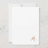 Viktorianische Lüfterhochzeit speichert das Datum Save The Date (Rückseite)