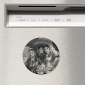 Viktorianische Mädchenschirme Regentag viktorianis Magnet (In Situ (Geschirrspüler))