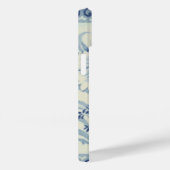 Viktorianische Majolika Antike Blauer und Weiße Bl Case-Mate iPhone Hülle (Rückseite / Rechts)