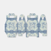 Viktorianische Majolika Antike Blauer und Weiße Bl Geschenkschachtel (Ungefaltet)