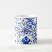 Viktorianische Majolika: Patchwork-Fliesenmuster. Kaffeetasse (Mittel)
