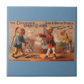 Viktorianische Markenkartenklammern Fliese (Vorderseite)