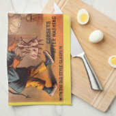 Viktorianische Markenkartenklammern Geschirrtuch (Viertel Falte)