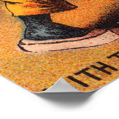 Viktorianische Markenkartenklammern Poster (Ecke)