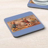 Viktorianische Markenkartenklammern Untersetzer (Linke Seite)