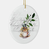 Viktorianische Maus in Teetasse Keramik Ornament (Rechts)