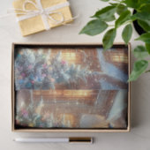 Viktorianische Mäuse im Winterdorf Seidenpapier (Geschenk)