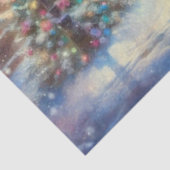 Viktorianische Mäuse im Winterdorf Seidenpapier (Ausschnitt)