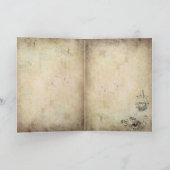 Viktorianische Mermaid Grußkarte Karte (Innenseite)