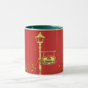 Viktorianische Messinglampe Plangergold Tasse