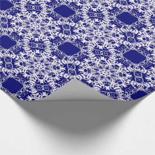 viktorianische mit Blumenspitze Geschenkpapier (Ecke)