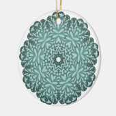 Viktorianische mit Filigran geschmückte Keramik Ornament (Links)