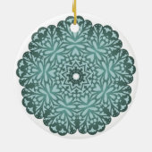 Viktorianische mit Filigran geschmückte Keramik Ornament (Hinten)