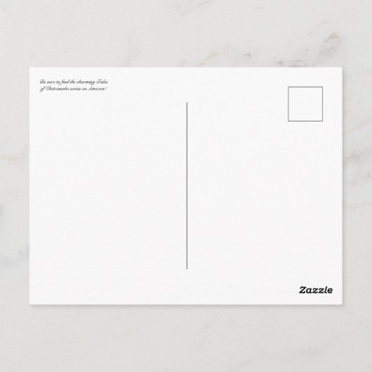 Viktorianische Mode Postkarte (Rückseite)