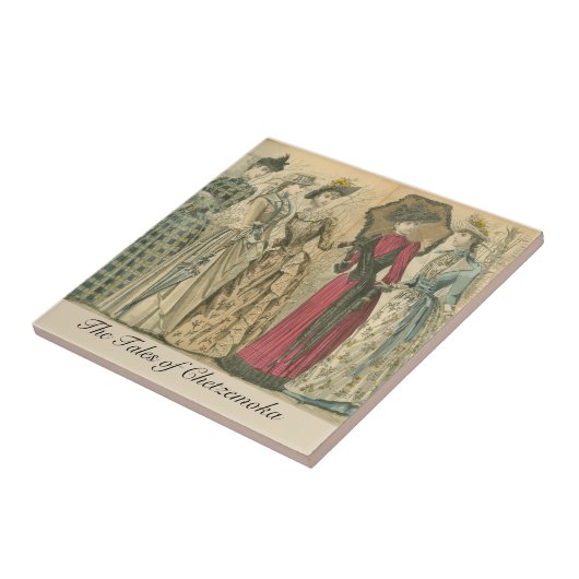 Viktorianische Moden Fliese (Seite)