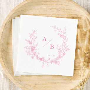 Viktorianische Monografie Serviette