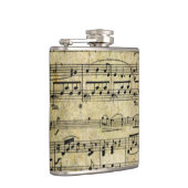 Viktorianische Musik-Blatt-Tapete Flachmann (Rechts)