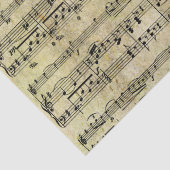 Viktorianische Musik-Blatt-Tapete Seidenpapier (Ausschnitt)