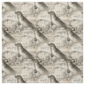 viktorianische Musikvögel Stoff (Muster)