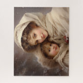 Viktorianische Mutter und Kind Puzzle (Vertikal)