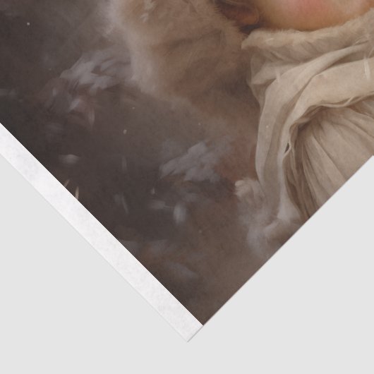 Viktorianische Mutter und Kind Seidenpapier (Detail)