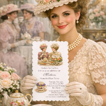 Viktorianische Muttertags-Teeparty