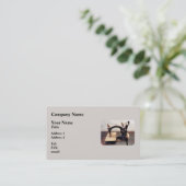 Viktorianische Nähmaschine Visitenkarte (Stehend Vorderseite)