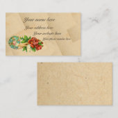 Viktorianische nennende Karte (Vorne/Hinten)