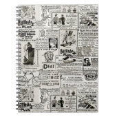 VIKTORIANISCHE NEWSPAPER-ADS FUNNY AMUSING 1890ER NOTIZBLOCK (Vorderseite)