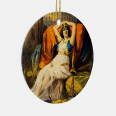 Viktorianische Opern-Weihnachtsverzierung Keramik Ornament (Rechts)