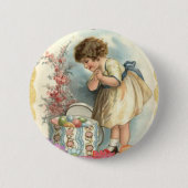 viktorianische Ostereier Button (Vorderseite)