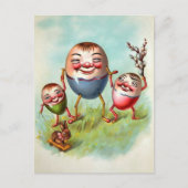 Viktorianische Ostereier-Familie Postkarte (Vorderseite)