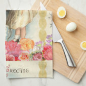 viktorianische Ostereier Handtuch (Viertel Falte)