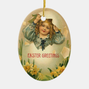 Viktorianische Ostergruß - Ornament