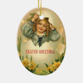 Viktorianische Ostergruß - Ornament (Hinten)