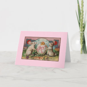 Viktorianische Osterkarte Feiertagskarte